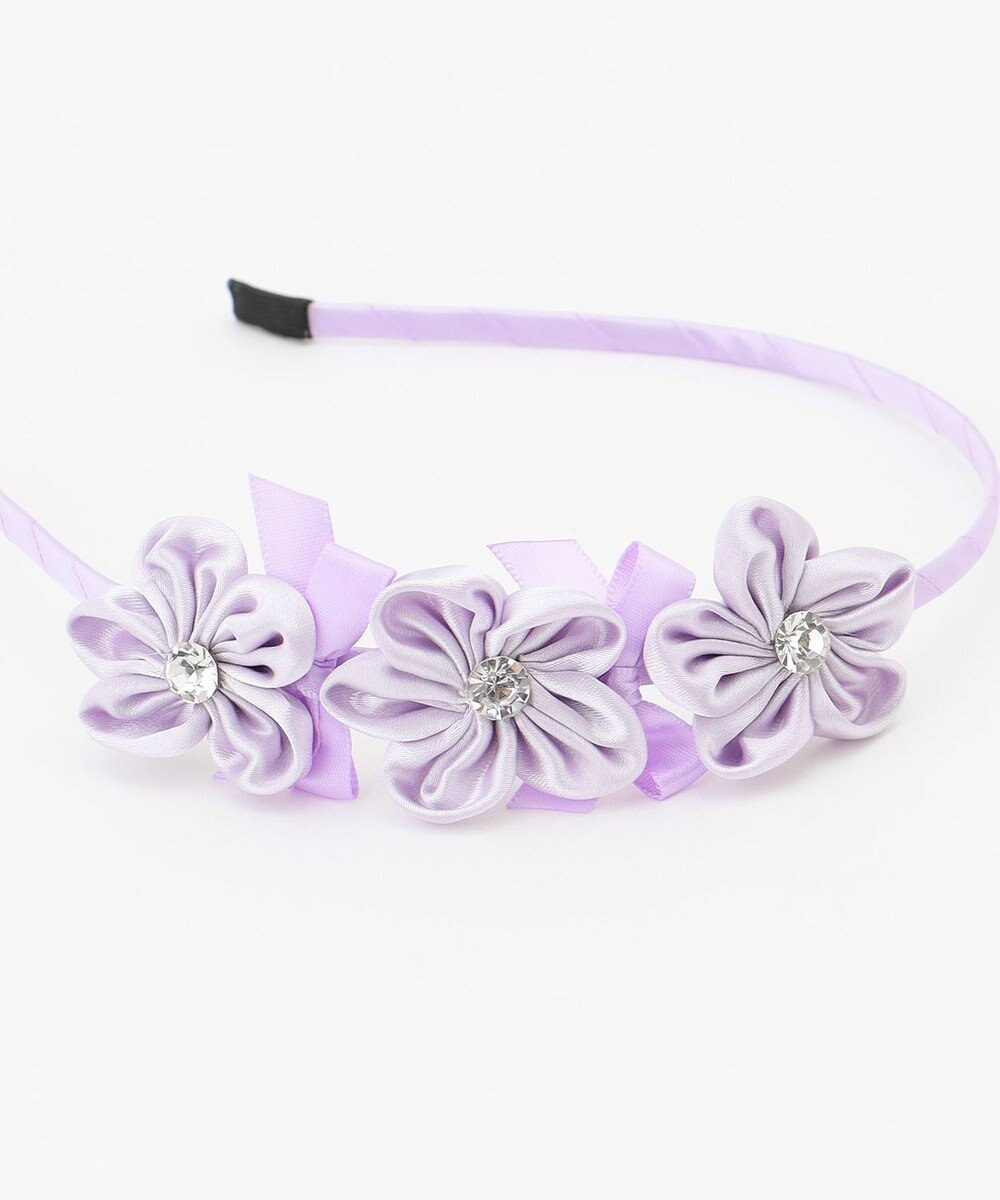 ANY KIDS お花×リボンカチューシャ 