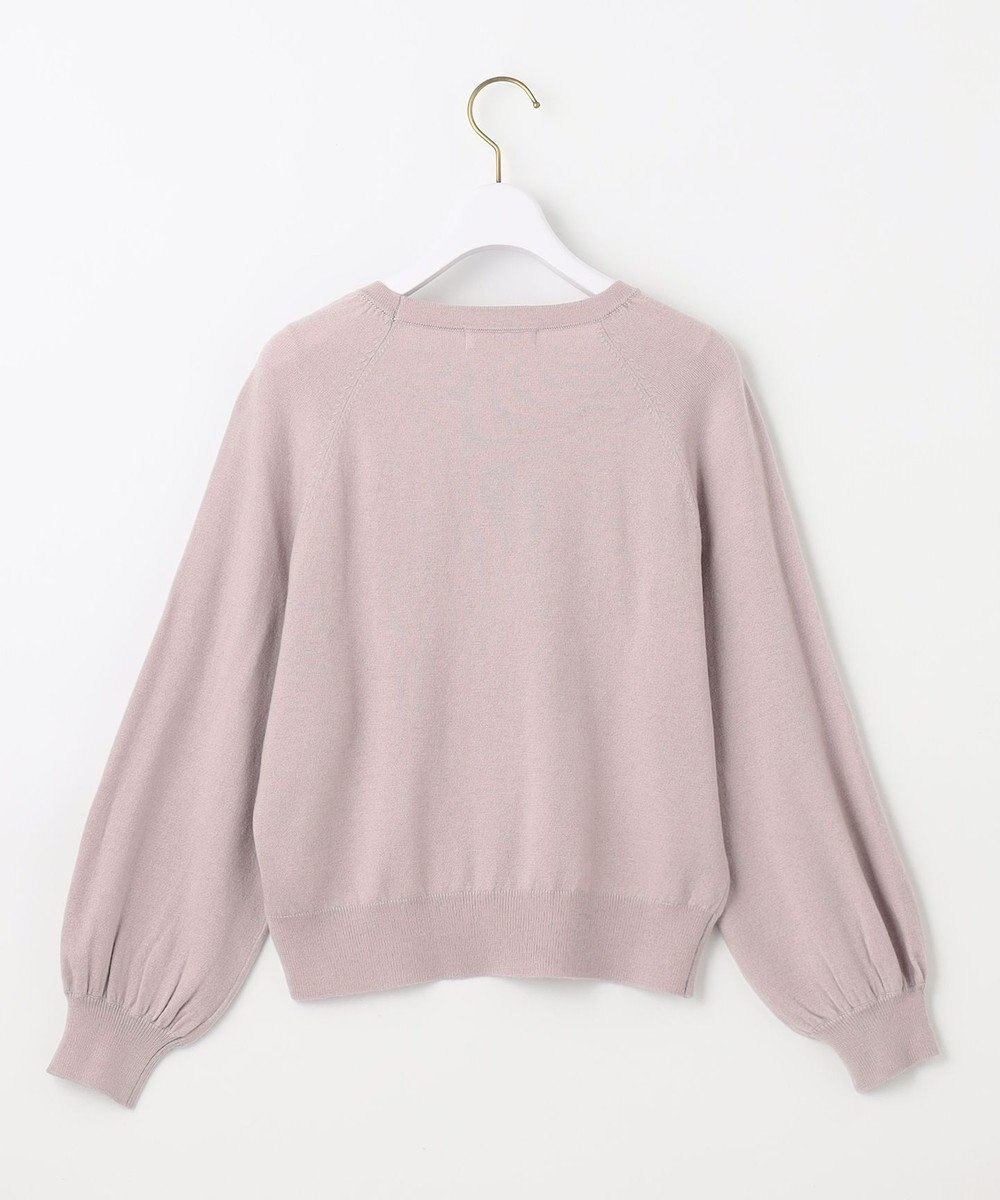 ANY SIS 【洗える】ウールブレンドプチジュエル調 ニット 