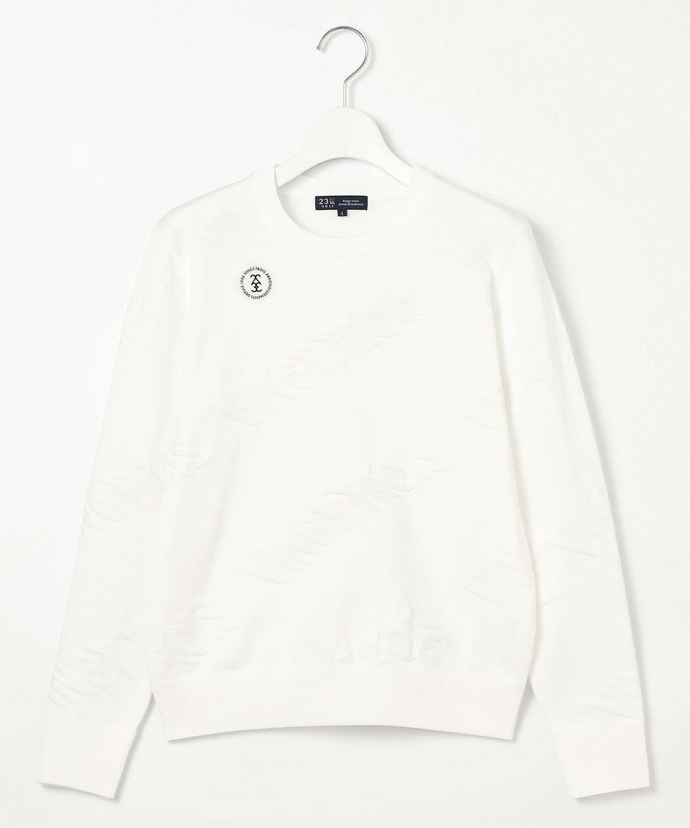 23区GOLF 【WOMEN】ロゴスポーツニット イージーケア 