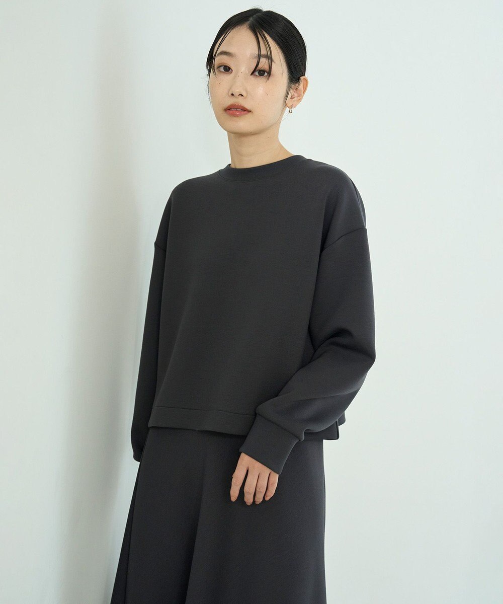 UNFILO L 【2WAY】BEAUTY FORM JERSEY ハーフZIP プルオーバー 