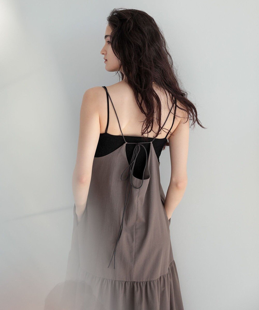 Green Parks ■ＥＳＣＡＲ　フロントレースキャミワンピース 