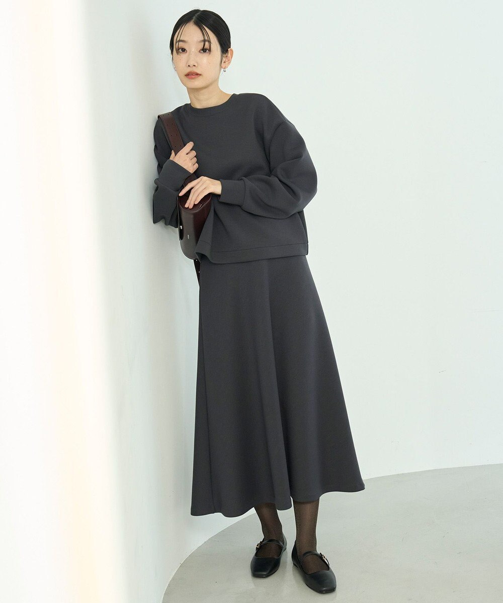 UNFILO L 【2WAY】BEAUTY FORM JERSEY ハーフZIP プルオーバー 