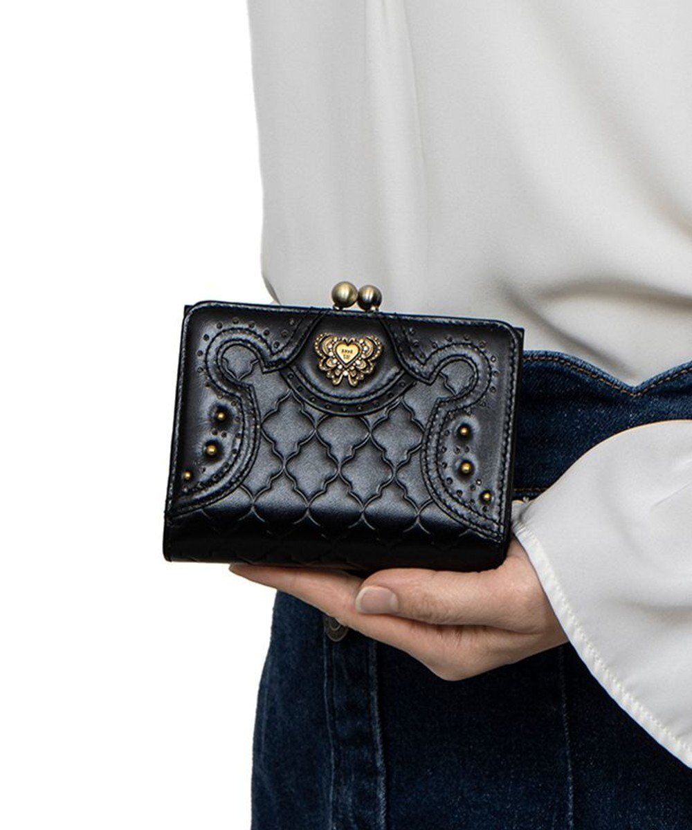 ANNA SUI エレノア 口金二つ折り財布 