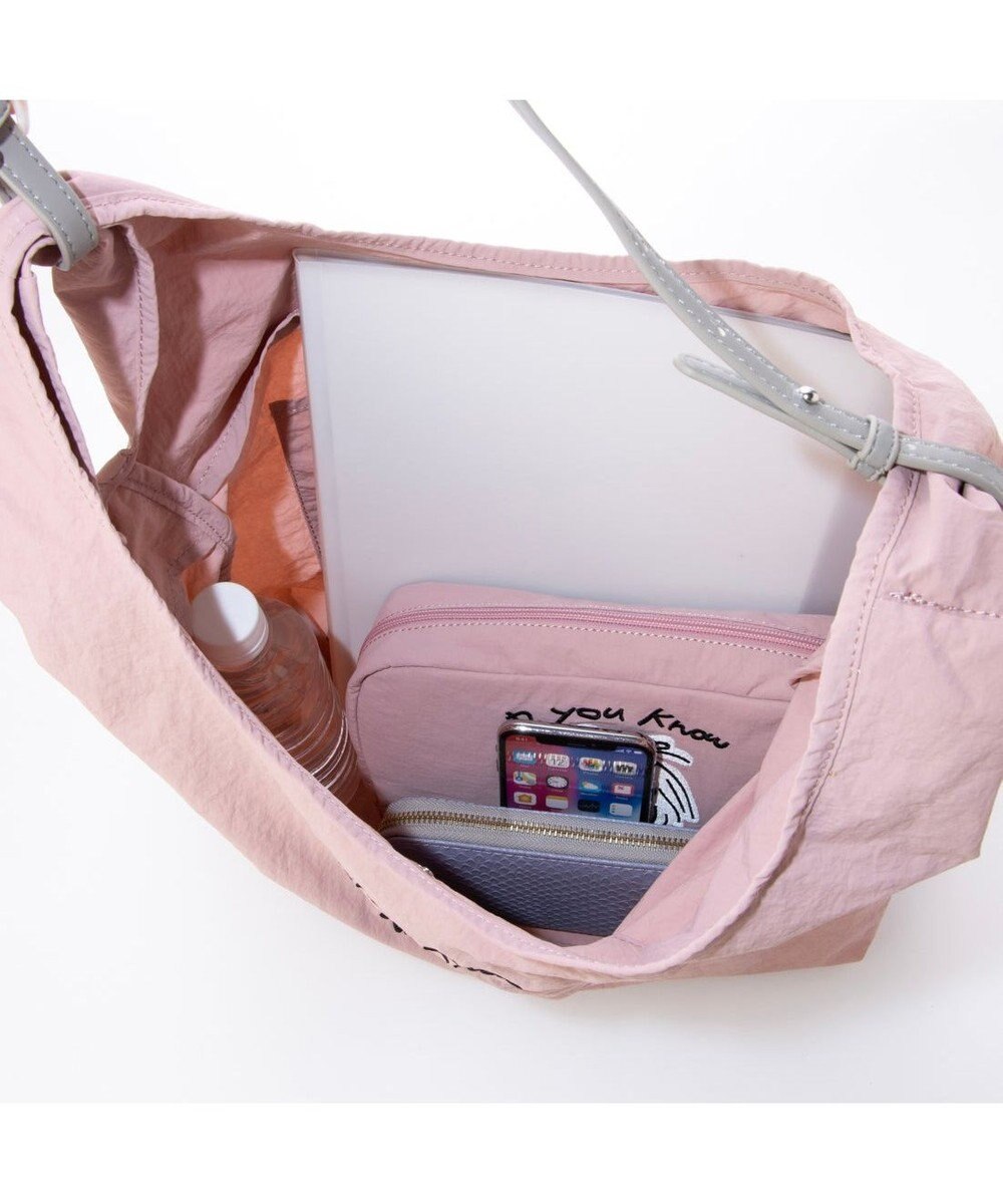 UNBILLION カシュカシュ cachecache / アニマルドローイング刺繍ナイロントート 