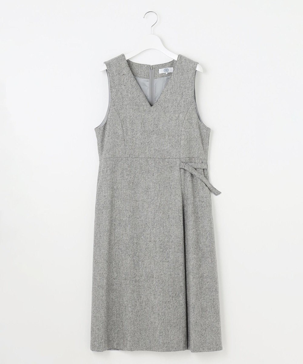 J.PRESS LADIES 【WEB限定カラーあり】ツイードツイル ジャンパー ドレス 