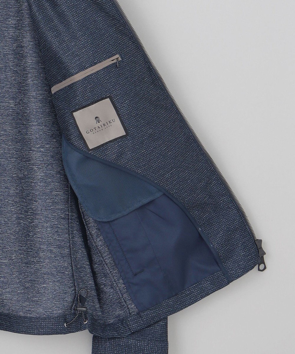 GOTAIRIKU 新素材【洗える/シワになりにくい/ストレッチ】カラミプリント MA-１ブルゾン 