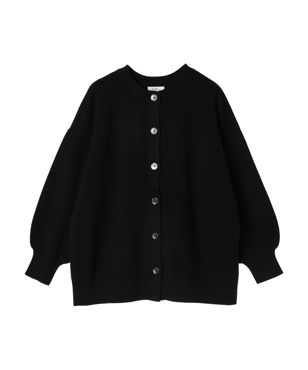 earth music&ecology やわらかタッチミドル丈カーディガン 
