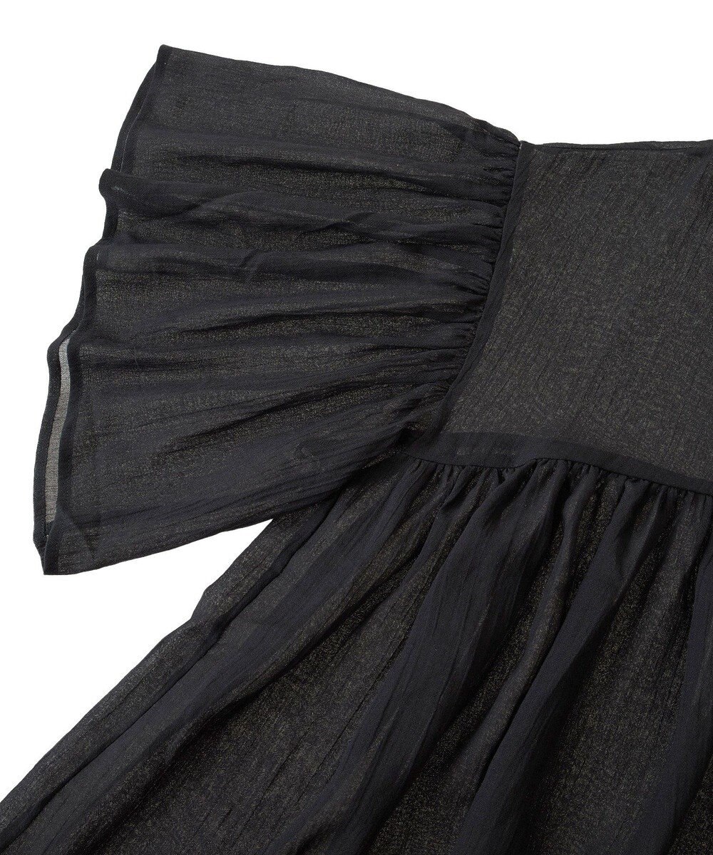 earth music&ecology Ｖネックギャザーブラウス 