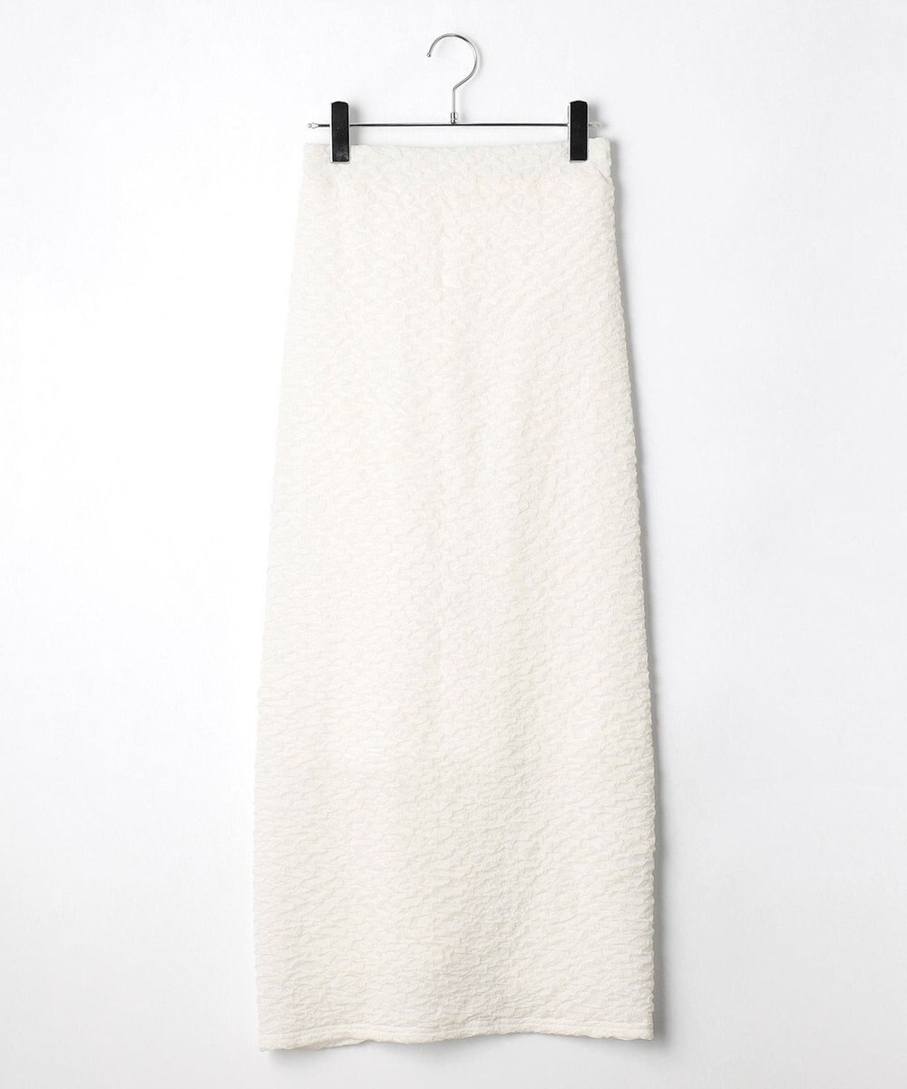 #Newans 【金子綾さんインスタライブご紹介アイテム】（セットアップ可能）ふくれジャガード タイトスカート 