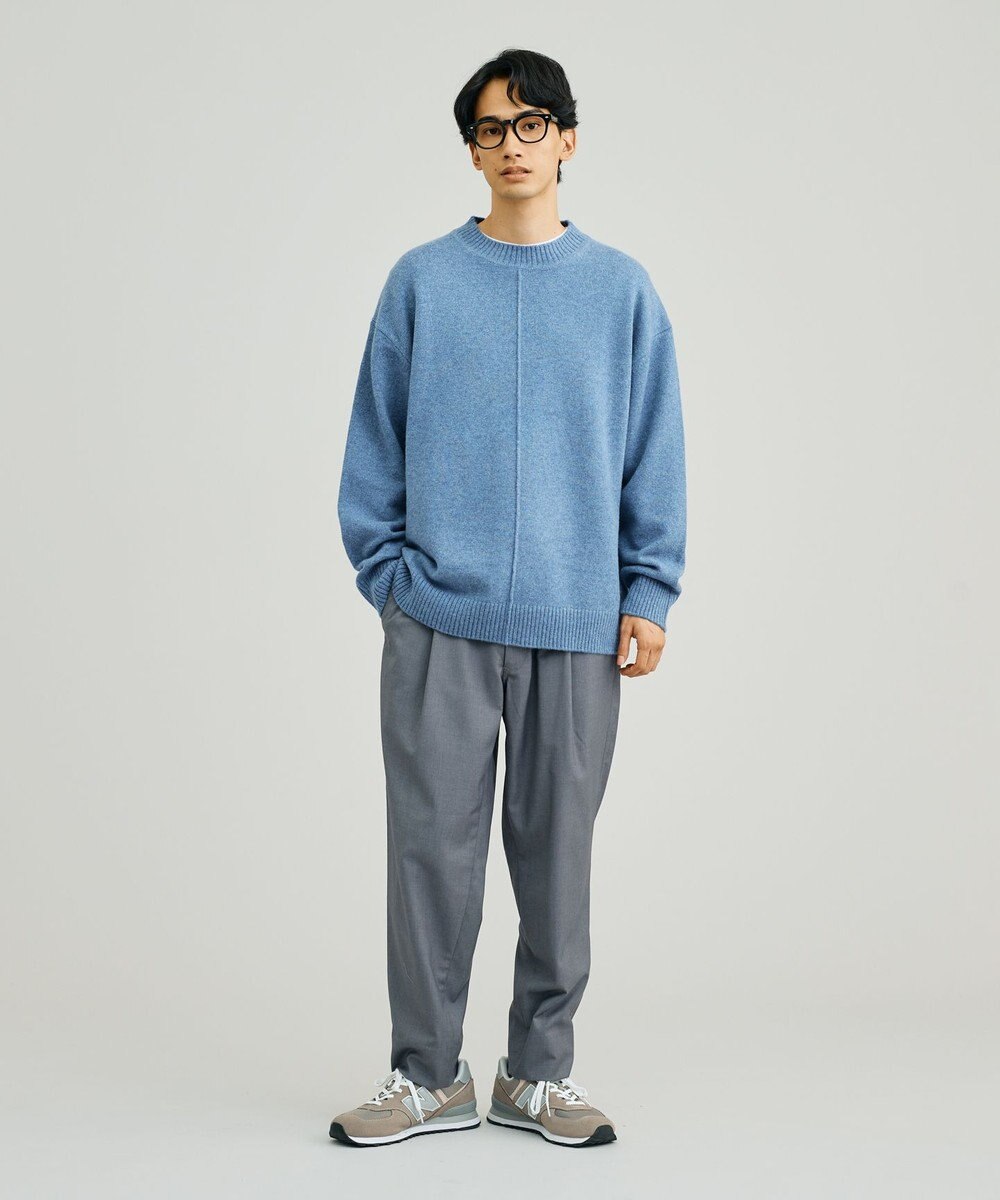 J.PRESS YORK STREET 【UNISEX】ウールカシミヤ クルーニット 