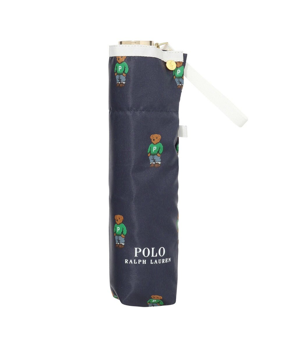 MOONBAT POLO RALPH LAUREN 折りたたみ傘 FLAG BEAR ツイル 