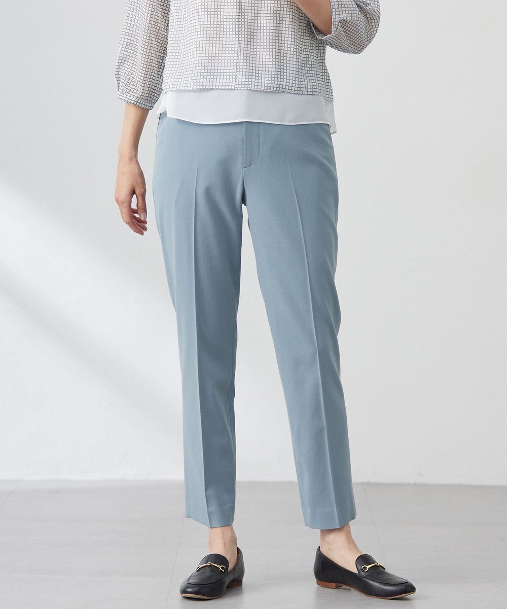 J.PRESS LADIES 【洗える】CARREMAN 2WAY テーパード パンツ 