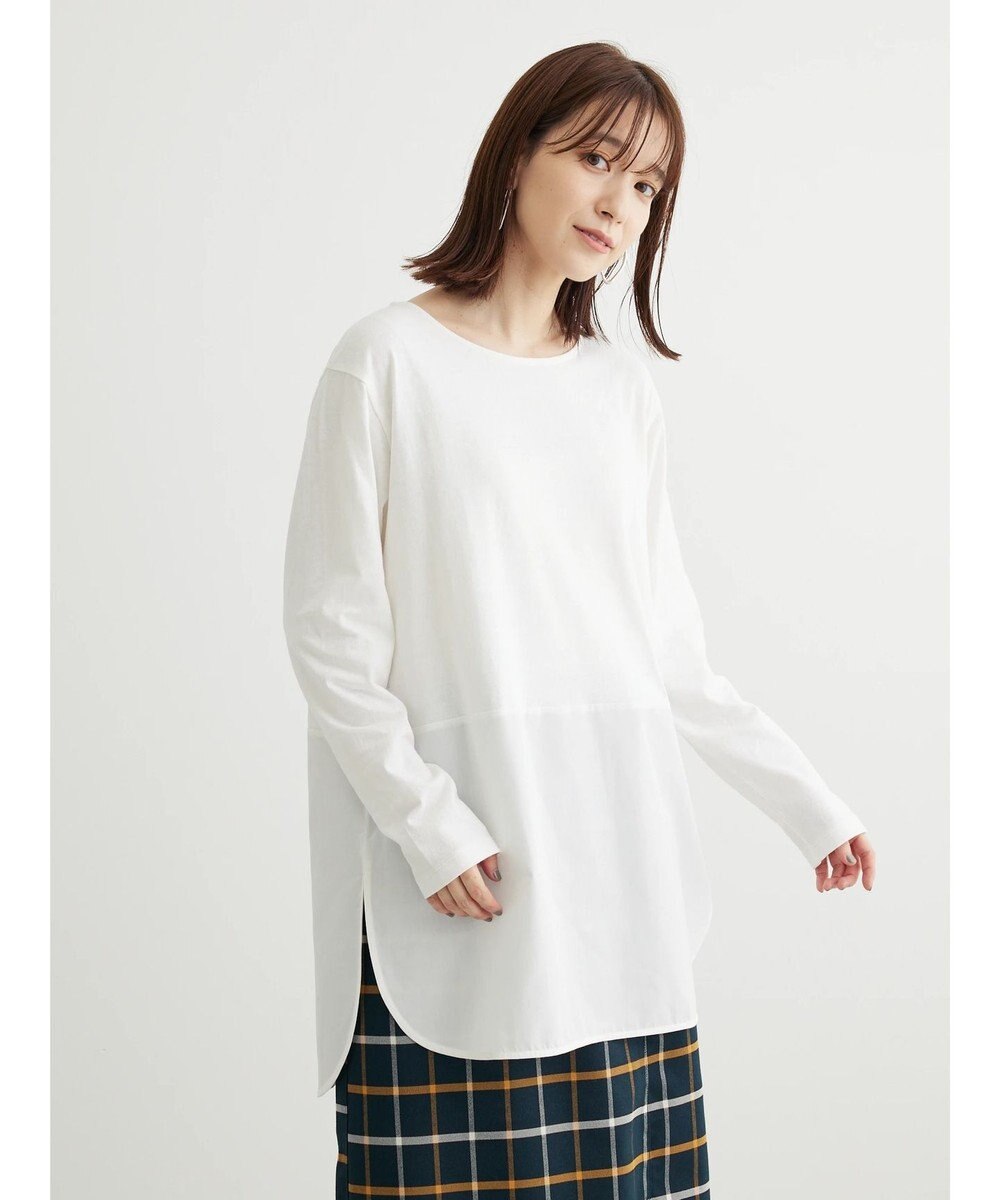 Green Parks 裾ドッキングホワイトインナー 