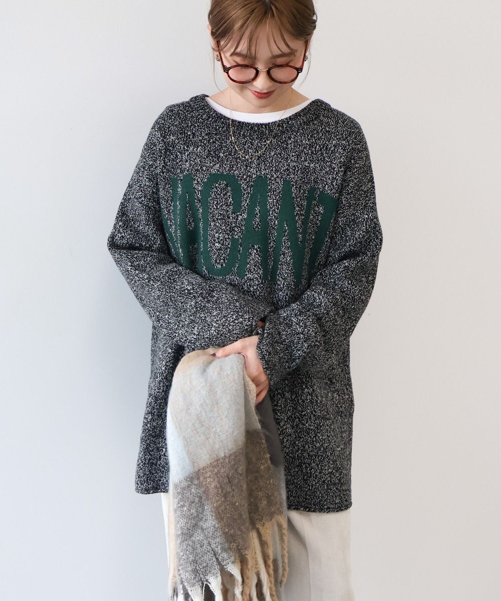 AMERICAN HOLIC バイパチＶＡＣＡＮＴロングニットプルオーバー 