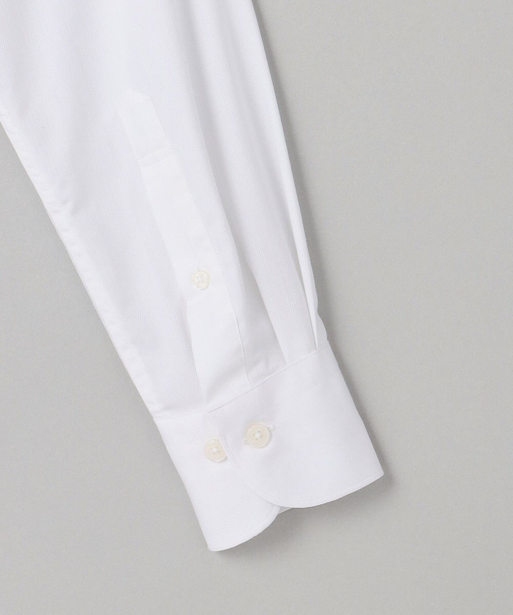 GOTAIRIKU 【形態安定】PREMIUMPLEATS_セミワイドカラー _織柄_通年ドレスシャツ(25年モデル) 