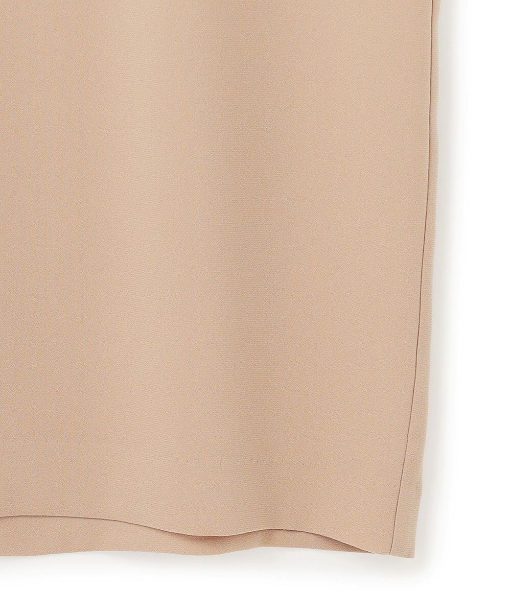 BEIGE， FLEUR / 異素材ネック ロングワンピース 