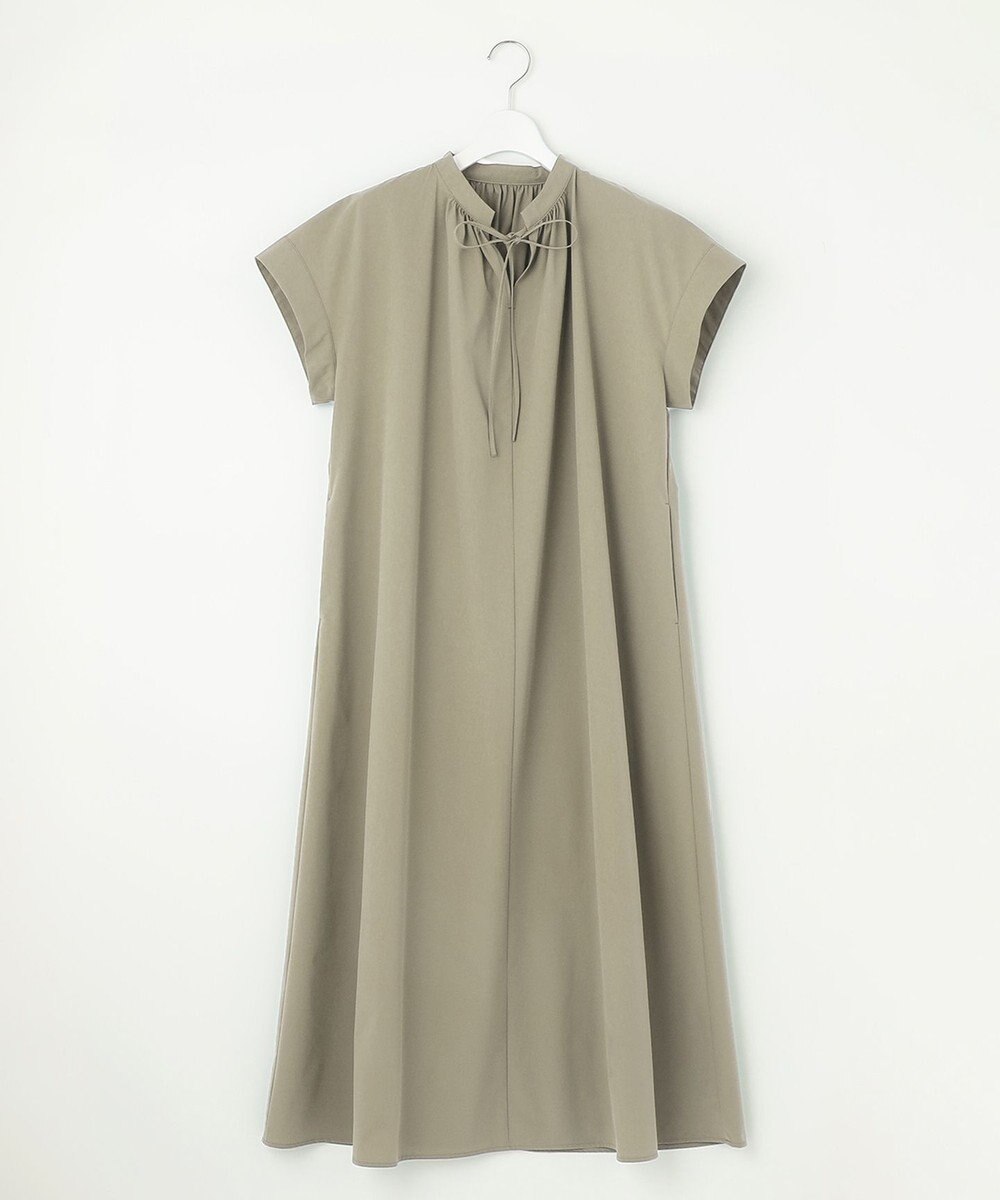 UNFILO 【GISELe 6月号掲載/洗える/軽量】MOVE TEX ギャザーワンピース 