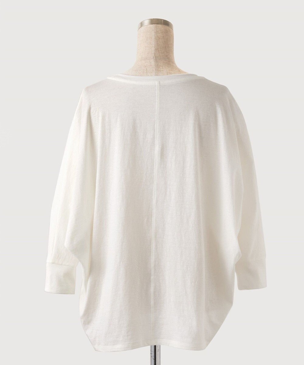 TOQUE 〈大草直子さんアドバイザー〉 【天然素材】タンギスコットン天竺ドルマンTシャツ 