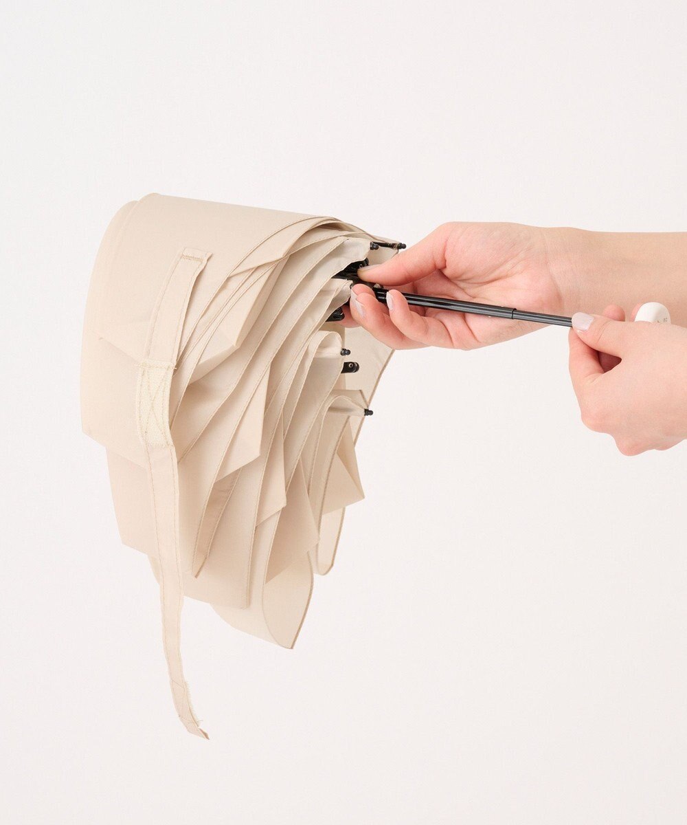 MOONBAT 【3秒でたためる傘/コンパクト】urawaza 小町(ウラワザ コマチ)  折りたたみ傘 無地 50cm 