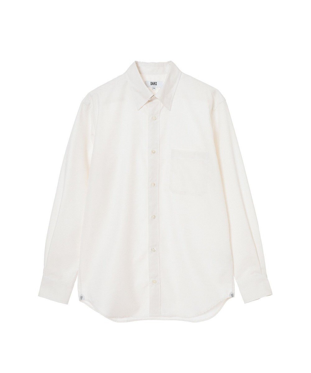 DAKS リンクルフリー コットンカットドビーシャツ 