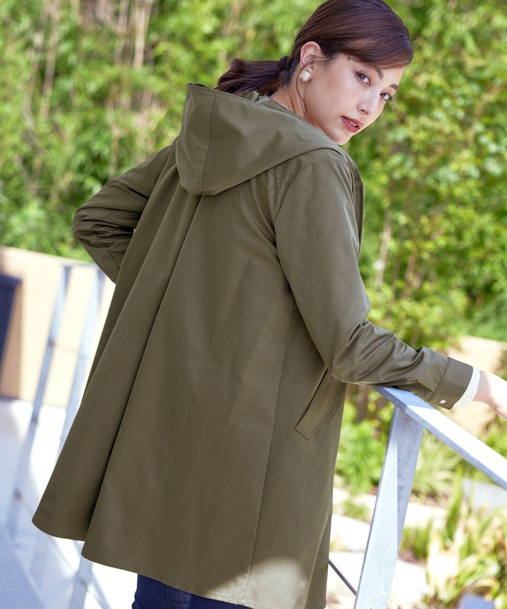 Tiaclasse 【洗える】ミドル丈マウンテンコート 