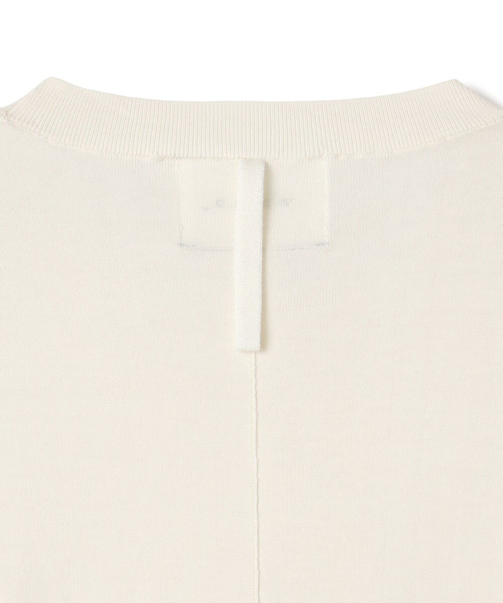 BEIGE， JULIE / コットンシルク 異素材プルオーバーニット 