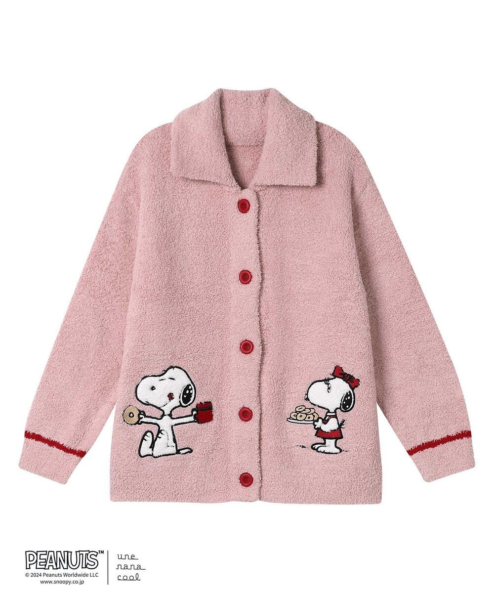 une nana cool 【スヌーピー】PEANUTS × une nana cool カーディガン SNOOPY 