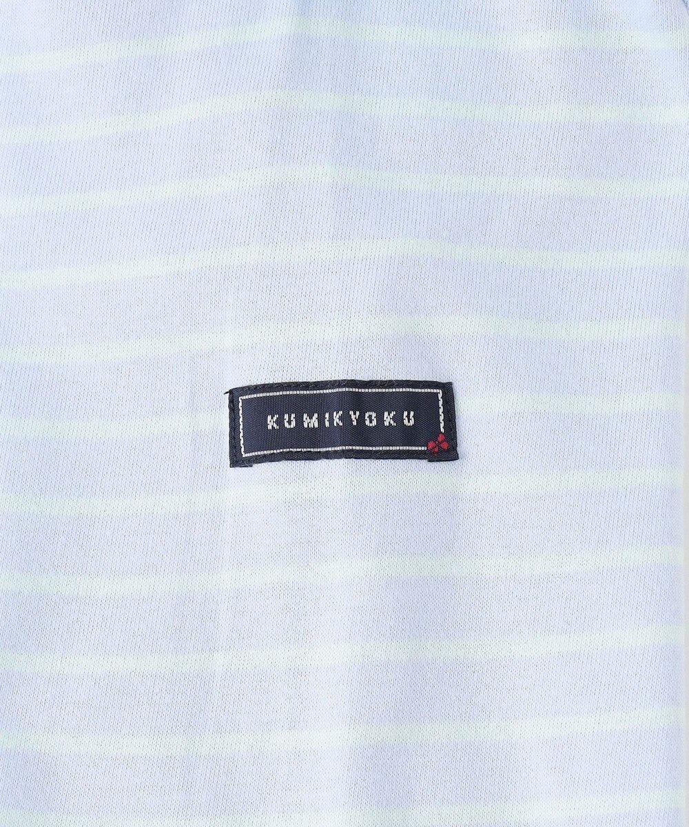 組曲 KIDS 【150-160cm】長袖ボーダー Tシャツ 