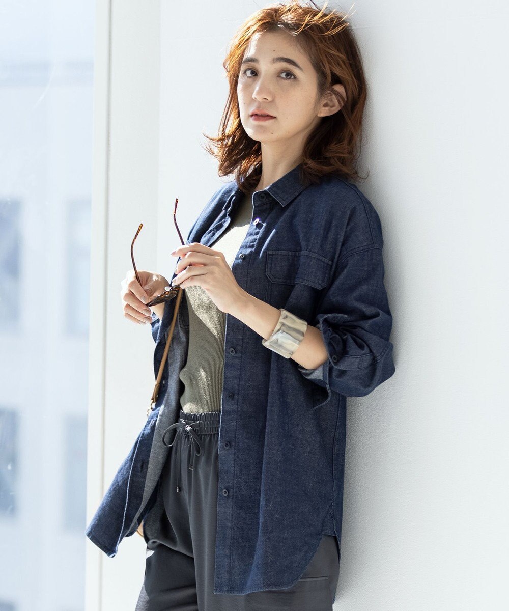 Classy 掲載 23区denim ライトオンス デニム シャツ 23区 L ファッション通販 公式通販 オンワード クローゼット Classy 掲載 23区denim ライトオンス デニム シャツ 23区 L ファッション通販 公式通販 オンワード クローゼット