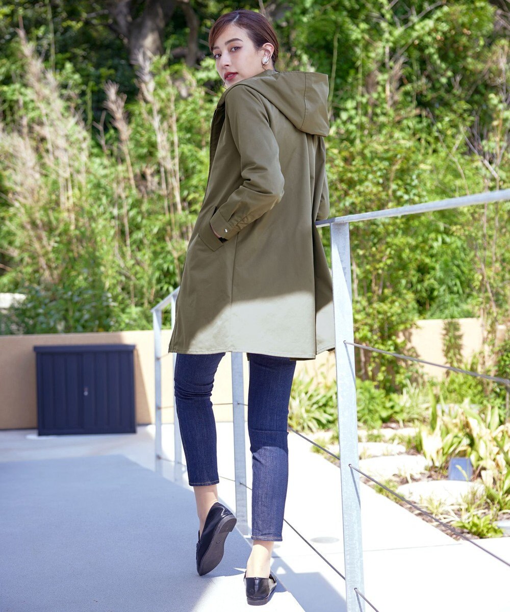 Tiaclasse 【洗える】ミドル丈マウンテンコート 