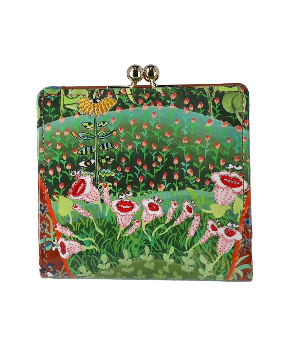 tsumori chisato CARRY ガーデンゴルフクラブ がま口 ミニ財布 2つ折り財布 