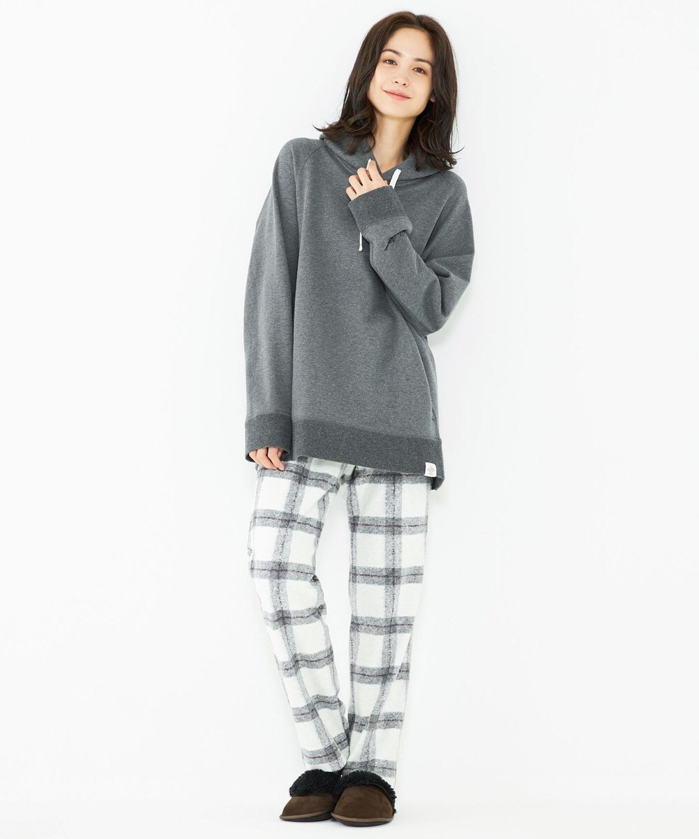 JOSEPH ABBOUD MOUNTAIN 【SPACE／UNISEX】OGパイルエンブロイダリー パーカー 