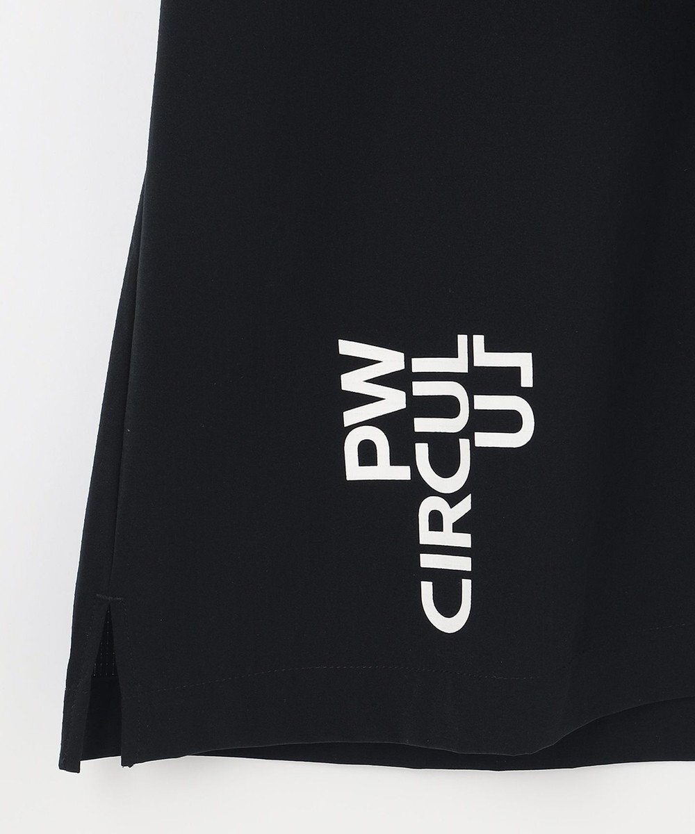 PW CIRCULUS 【MEN】【ストレッチ / 通気性】ロゴ オープンカラー シャツ 