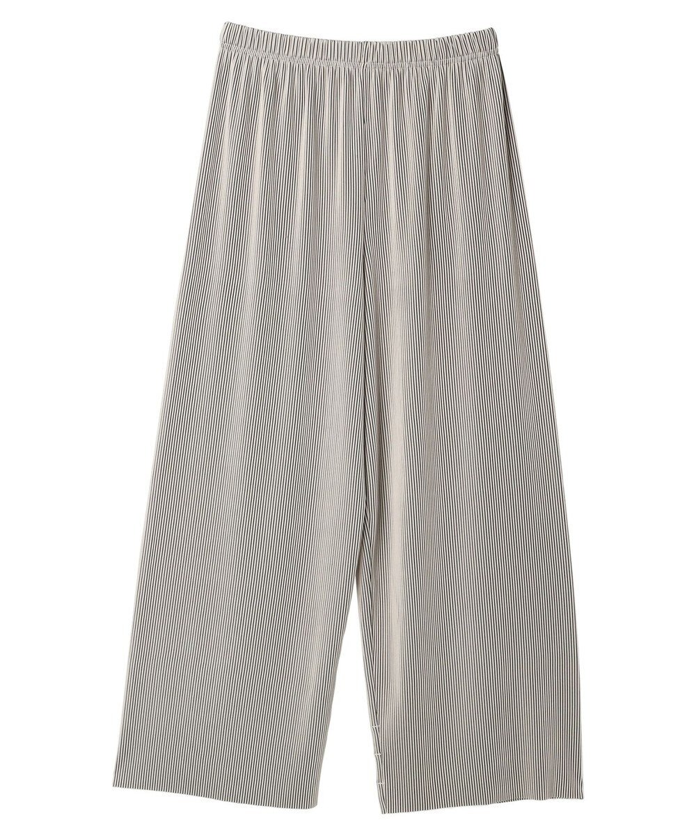 Green Parks セルフカットプリーツ風パンツ 