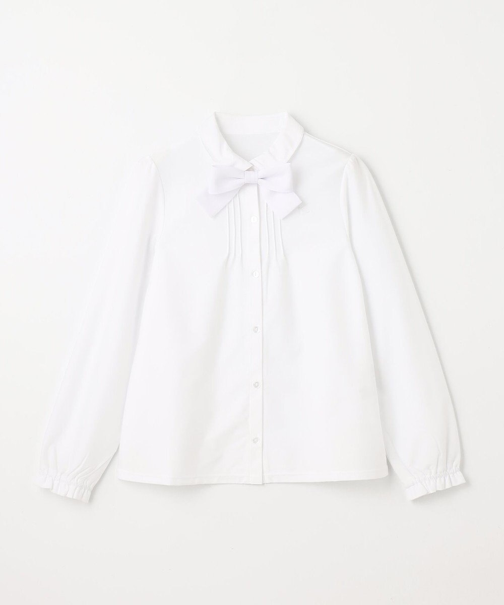 組曲 KIDS 【150-170㎝】リボンタイ2WAY ブラウス 