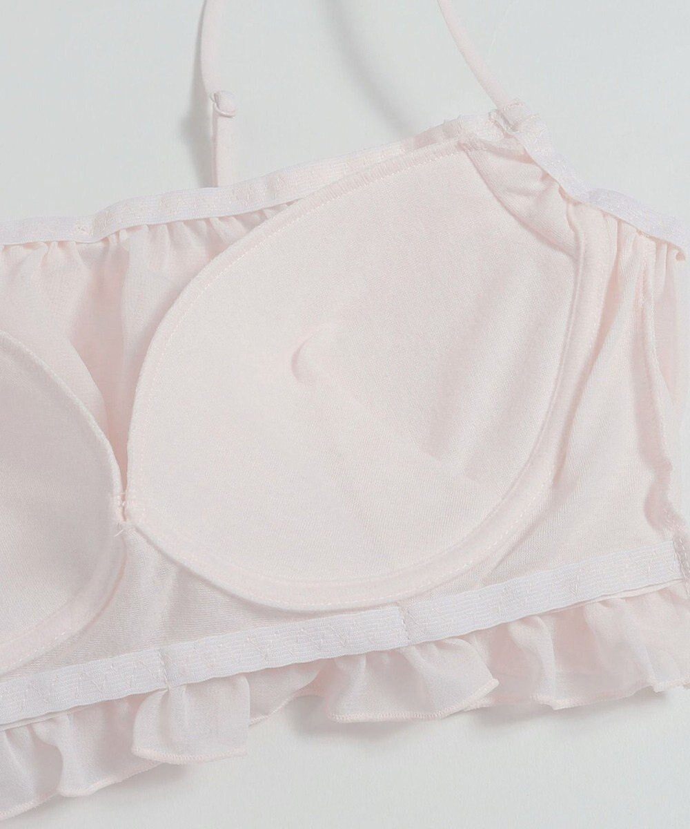 WEGO 【ブラトップ＆ショーツセット】Liliane　Ciel　シフォンフリル 