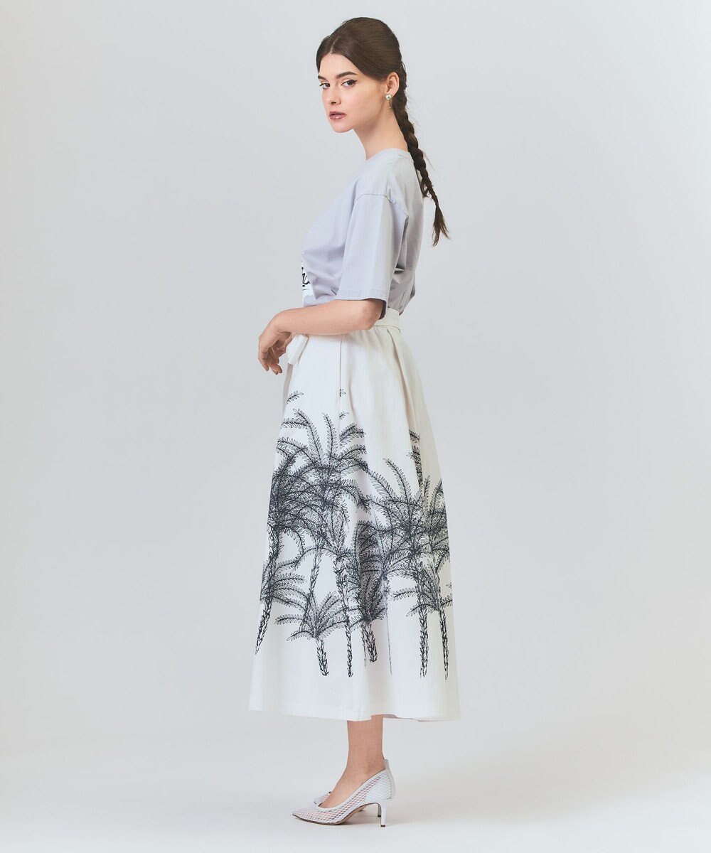 GRACE CONTINENTAL リゾートプリントTシャツ 