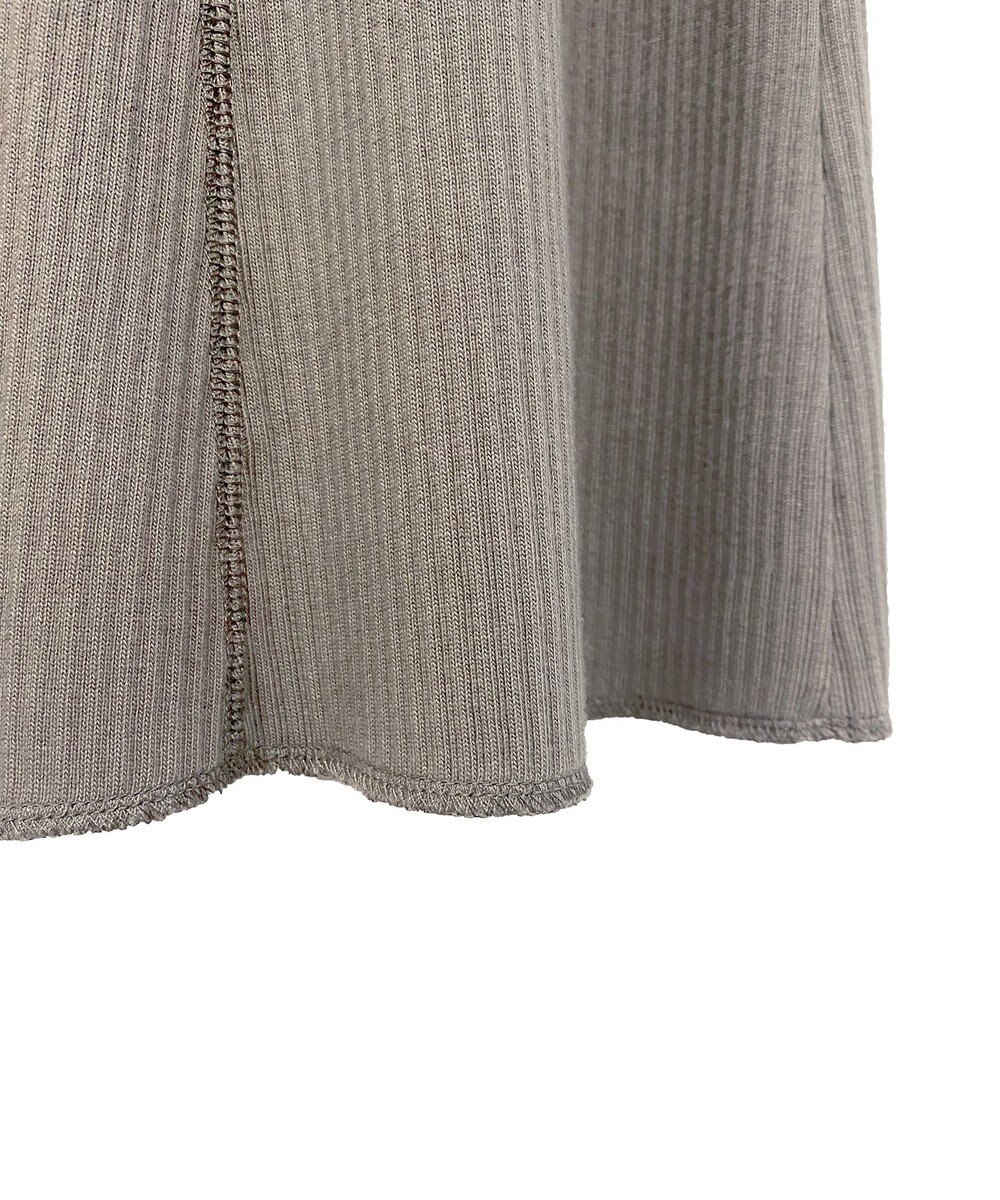 23区 【SLOW/洗える】ワイドリブジャージー フレア スカート 