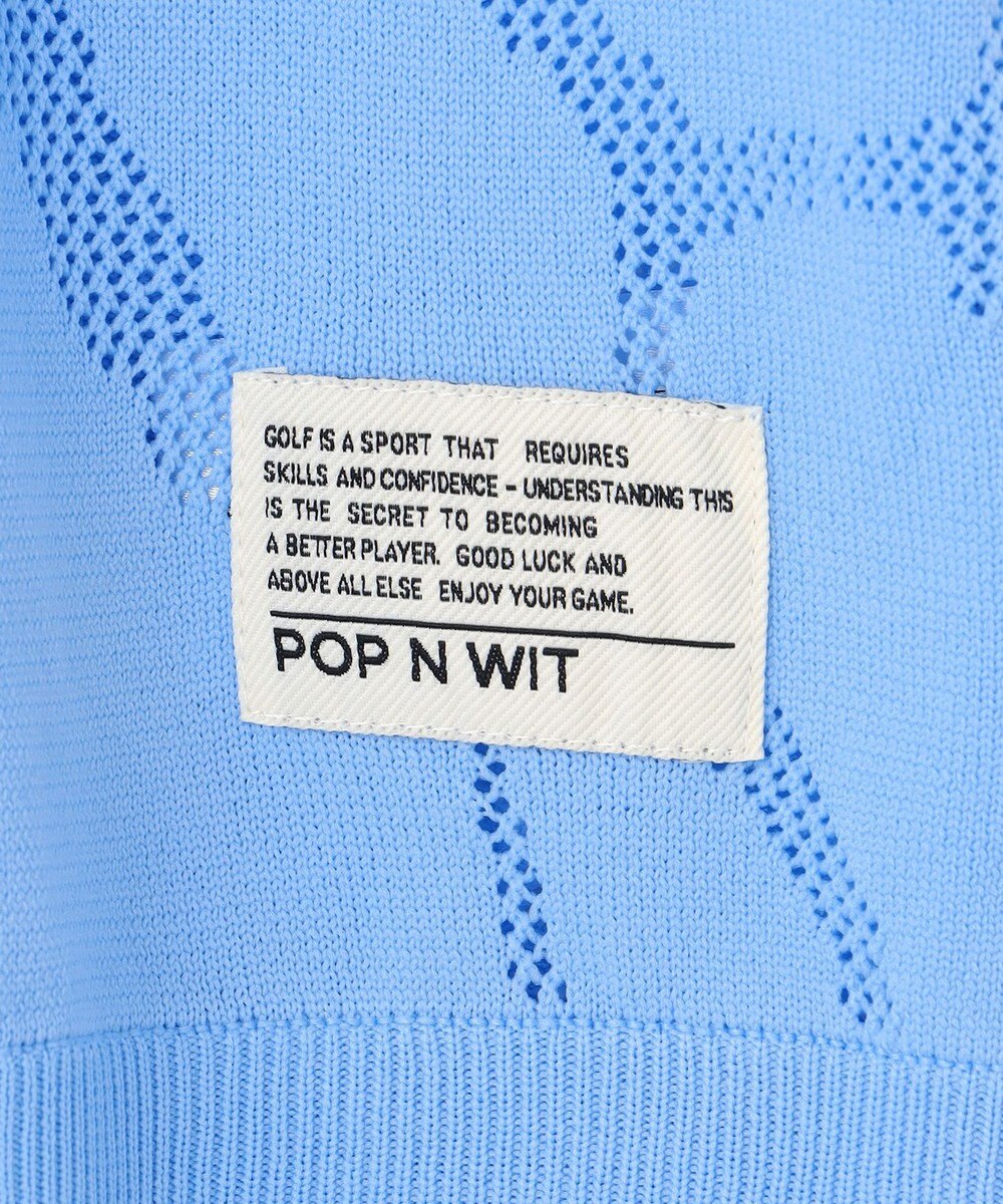 PW CIRCULUS 【WOMEN】ジラフメッシュ ニット ゴルフウェア レディース 