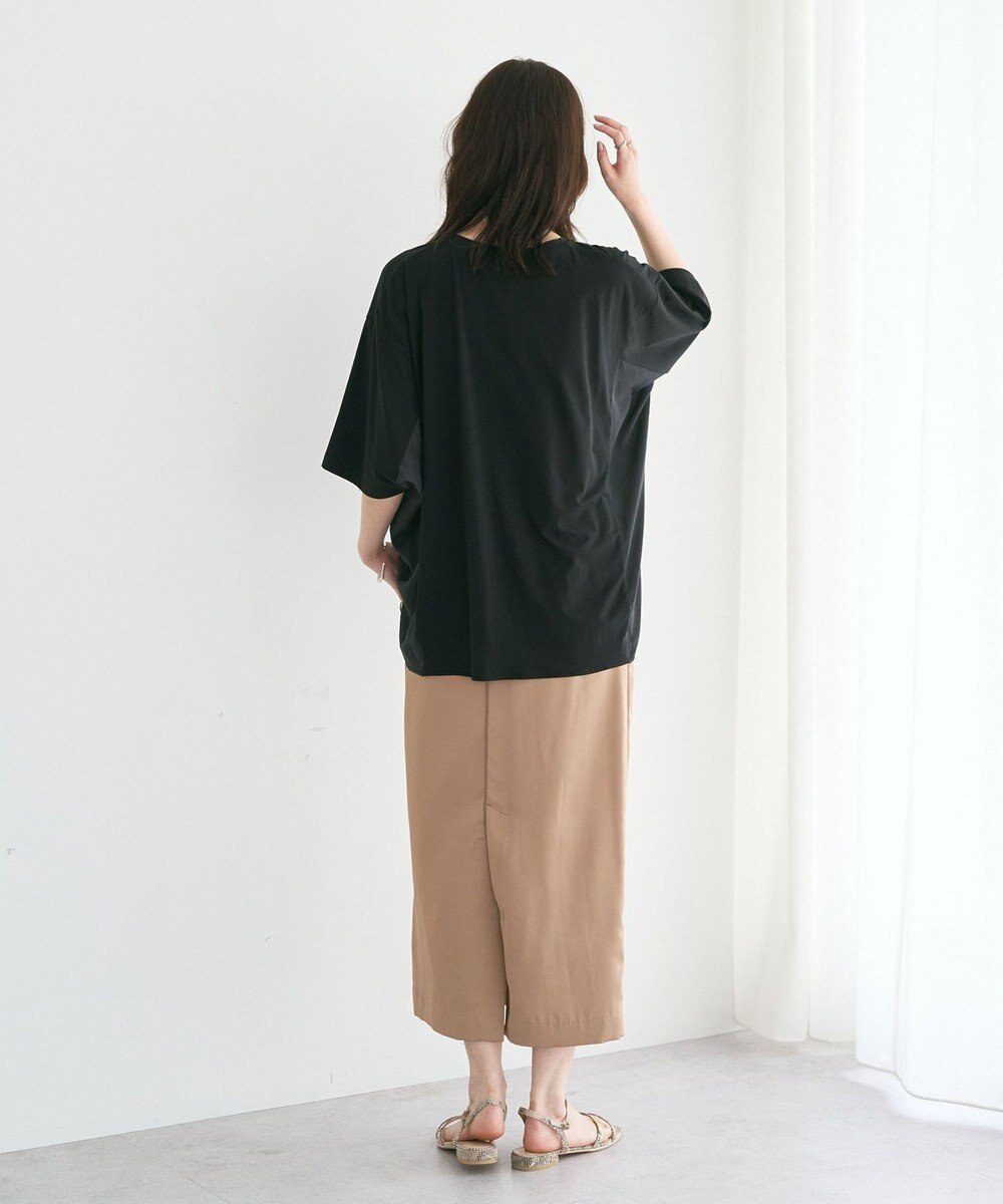 YECCA VECCA 裾ドロストデザインロゴTee 