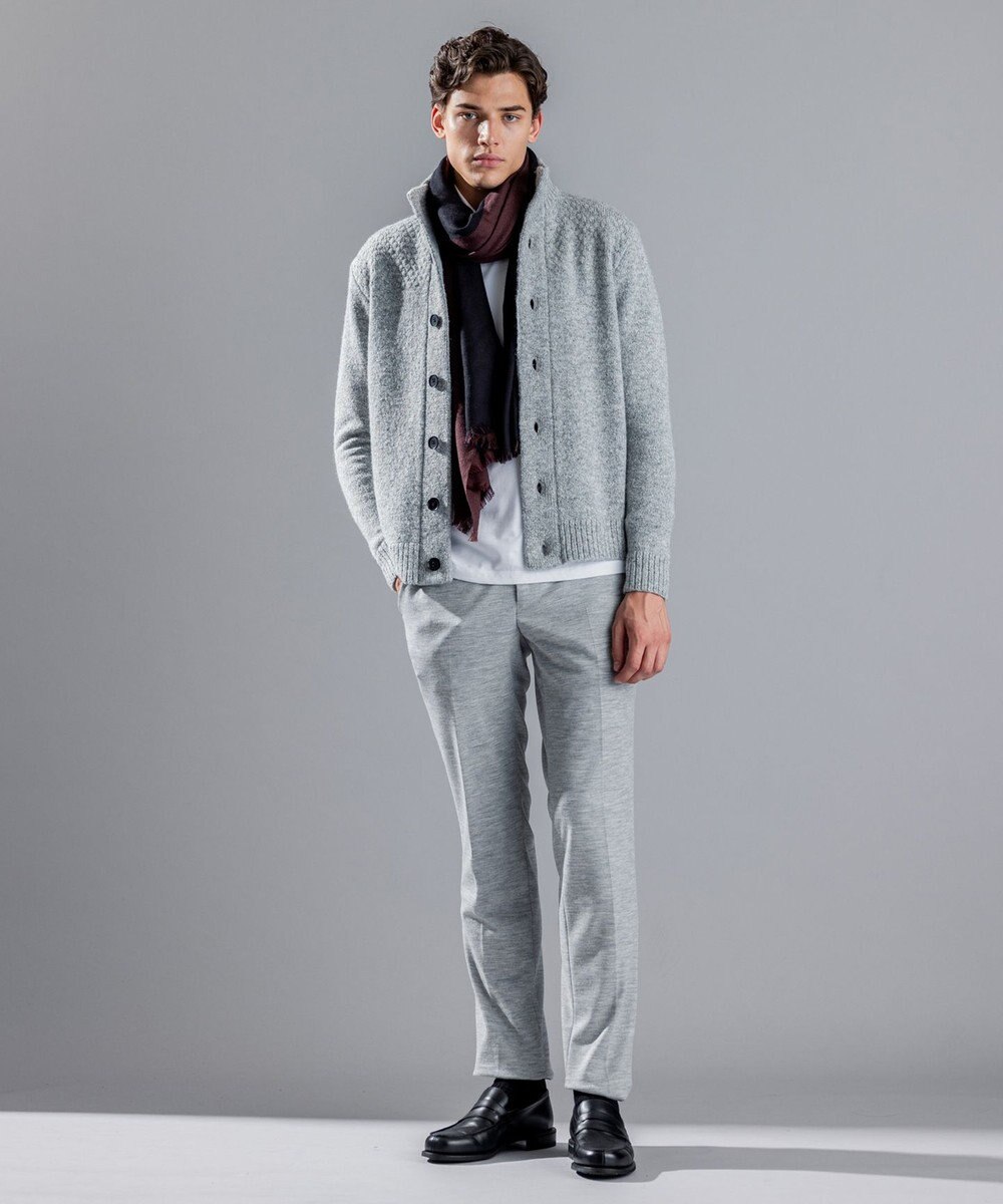 JOSEPH HOMME ツイストメランジ　ニットカーディガン 