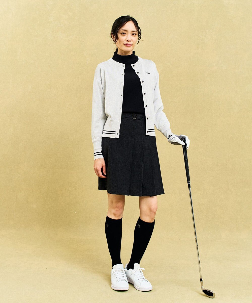 23区GOLF 【WOMEN】シーズン問わず着用可能なラメニットカーディガン 