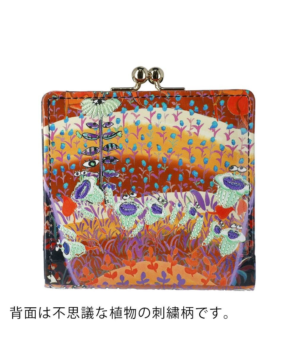 tsumori chisato CARRY ガーデンゴルフクラブ がま口 ミニ財布 2つ折り財布 
