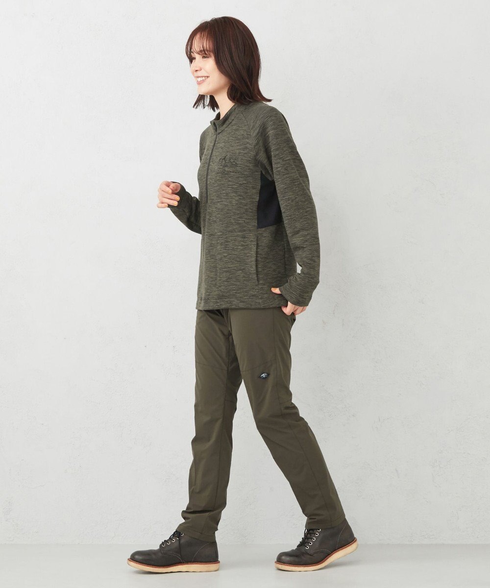 JOSEPH ABBOUD MOUNTAIN 【UNISEX】ランダムスラブリップハーフジップ 