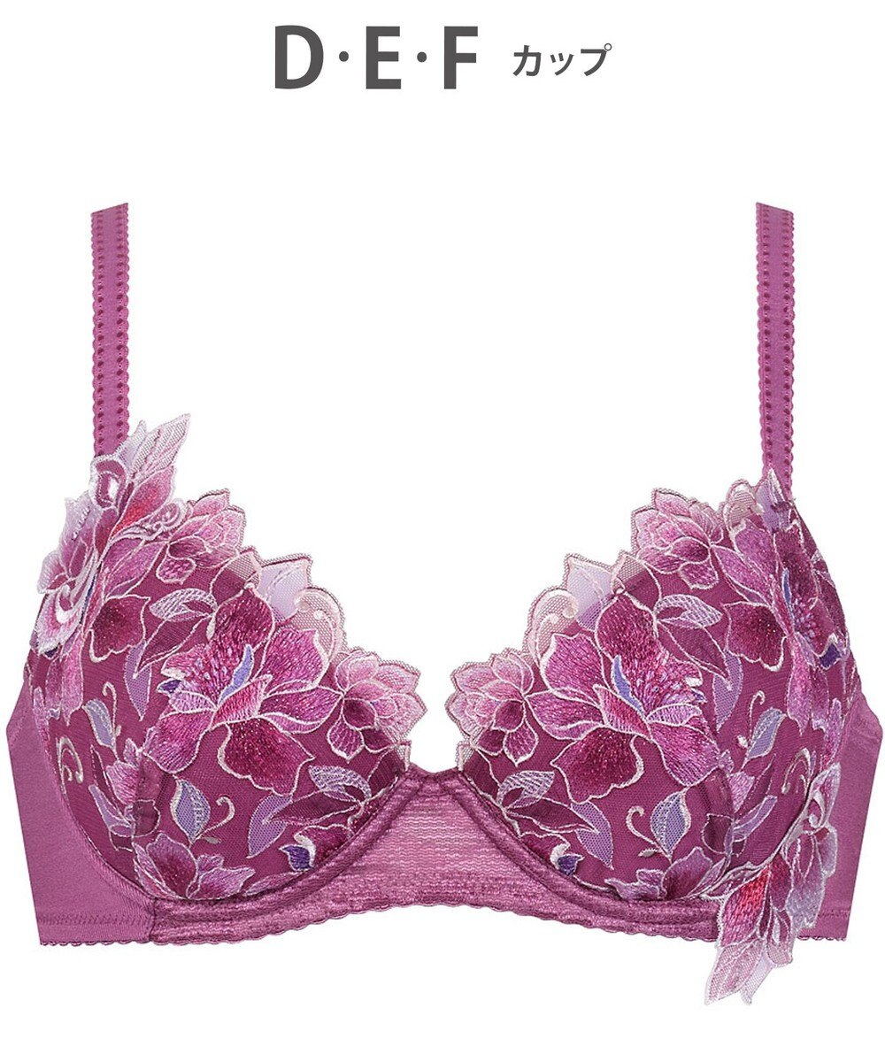 Wing ブラジャー Wing Lesiage ふっくら、まる胸メイク 背中にやさしくフィット 【2860シリーズ】 パッド有 ブラ PB2860 ウイング／ワコール 