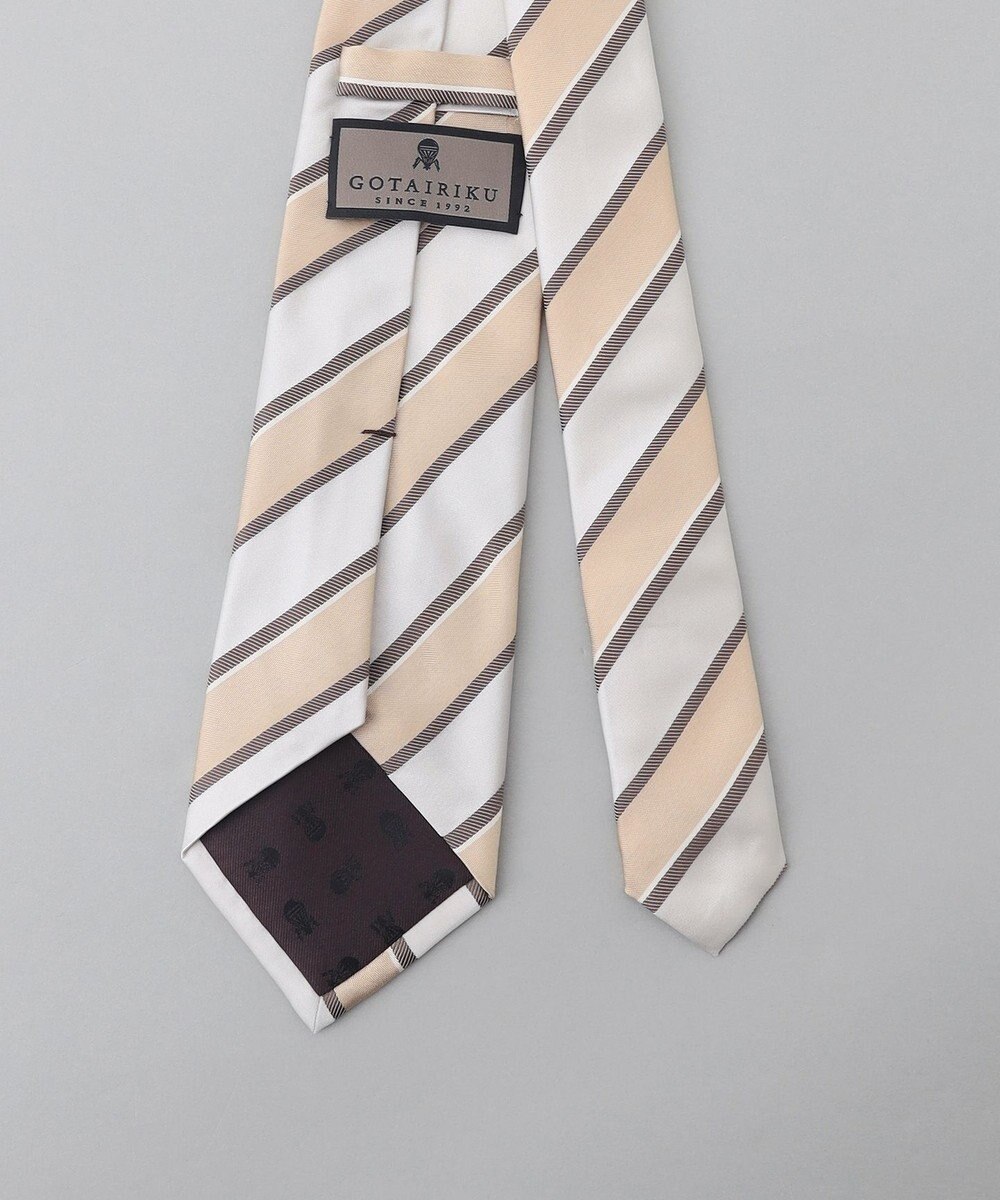 GOTAIRIKU GOTAIRIKU別注【日本製】シルク ネクタイ_ストライプ 