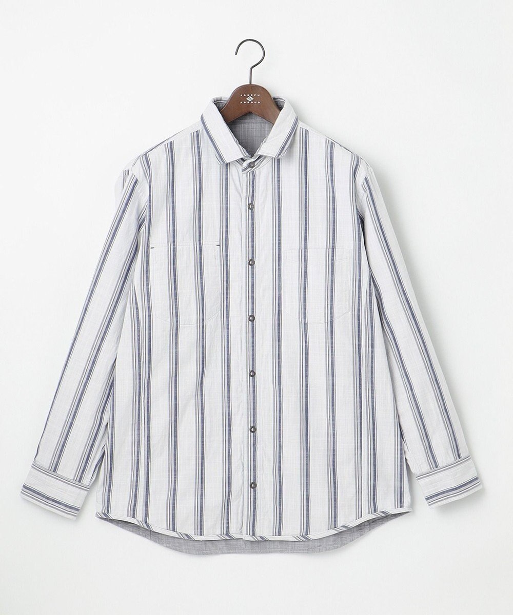 JOSEPH ABBOUD 【キングサイズ・人気！1枚で2通りの着こなし】定番 リバーシブルシャツ 