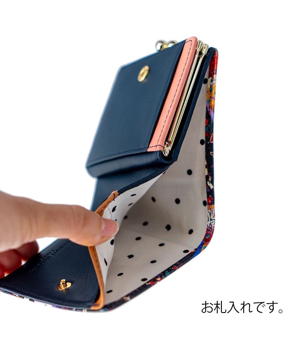 tsumori chisato CARRY ガーデンゴルフクラブ がま口 ミニ財布 2つ折り財布 