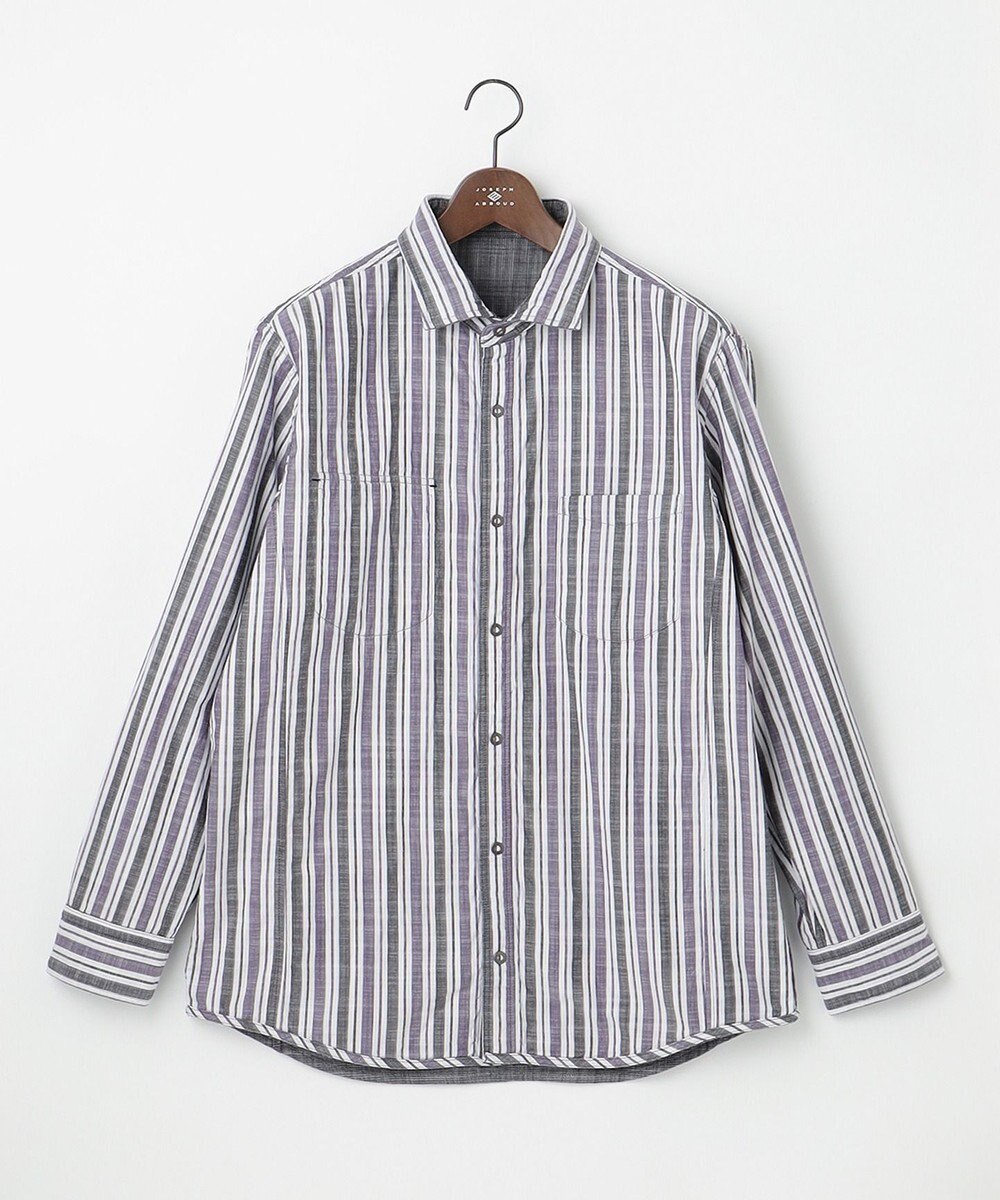 JOSEPH ABBOUD 【キングサイズ・人気！1枚で2通りの着こなし】定番 リバーシブルシャツ 