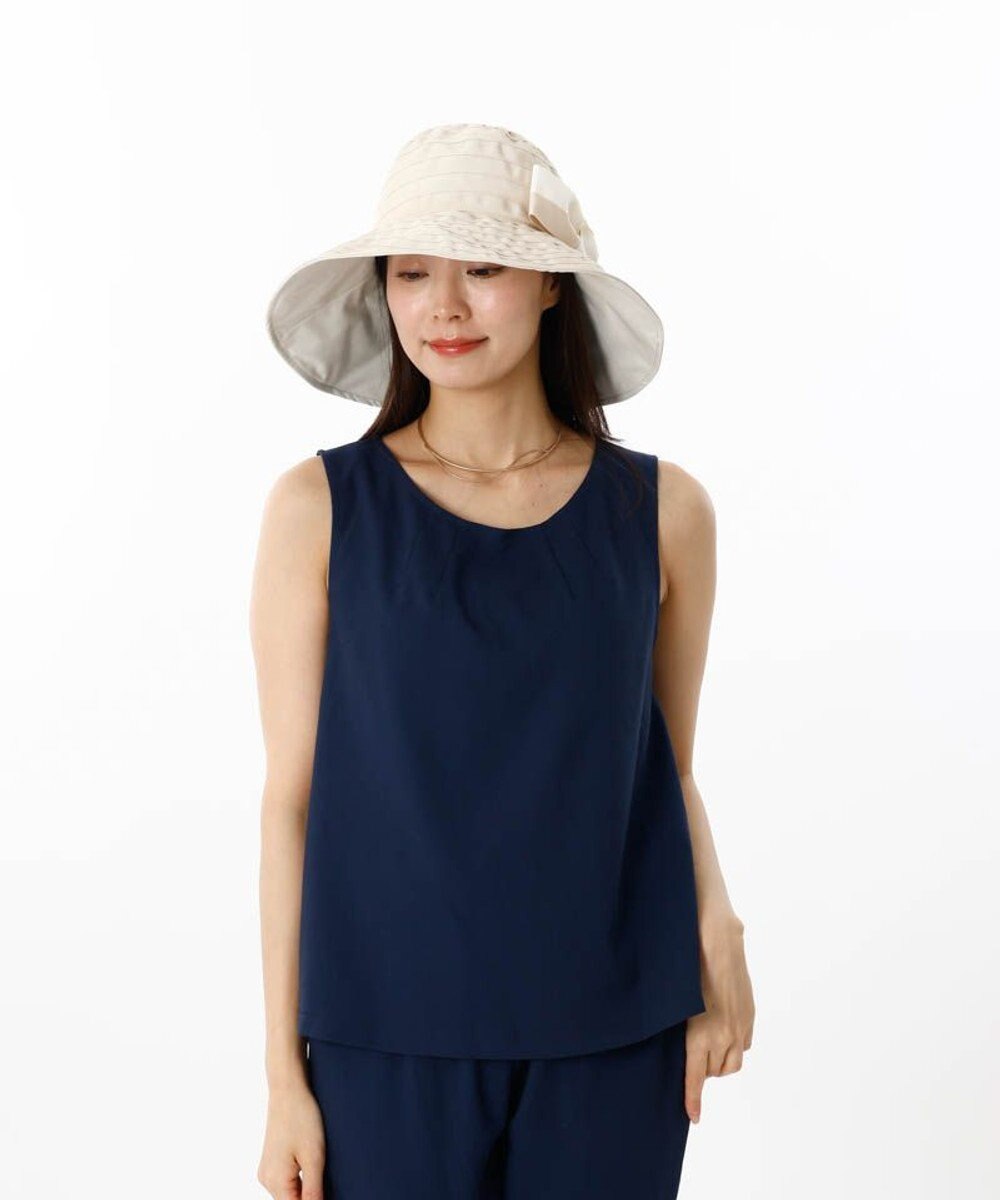 AURORA LANVIN en Bleu （ランバン オン ブルー）ポケッタブルグログランブレードハット 